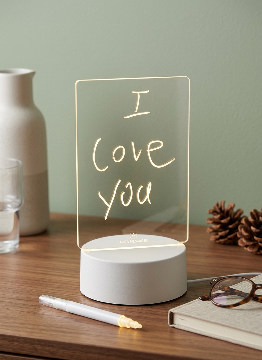 LuminaraGlow | Dry Erase Illuminated Message Board