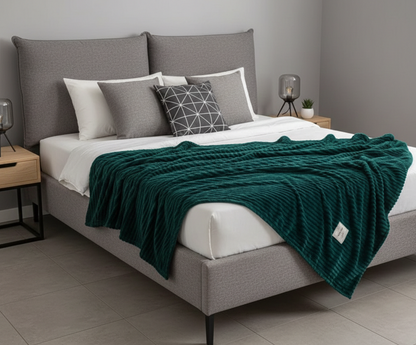 Thick Flannel Blanket | Luxurious Softness for Cozy Warmth on Cold Nights