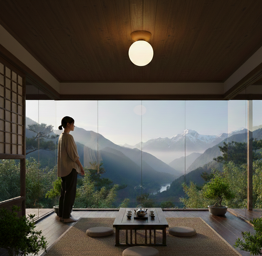 Logura | Elegant Japanese Style LED Ceiling Light