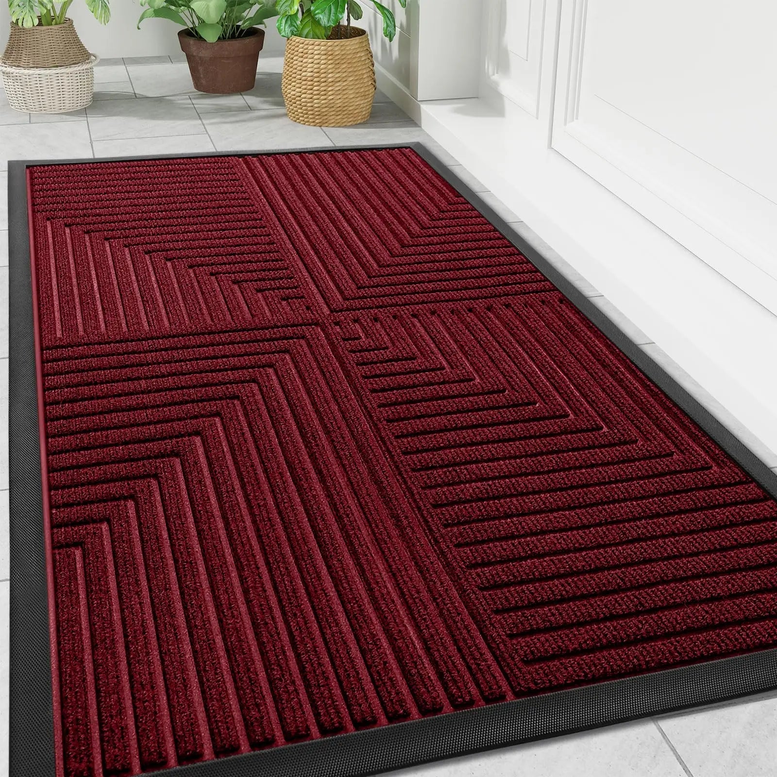 Heavy-Duty Doormat | Anti-Slip Outdoor Mat with Dirt-Repellent Surface | Versatile Front Door Mat for Indoor & Outdoor Use 0