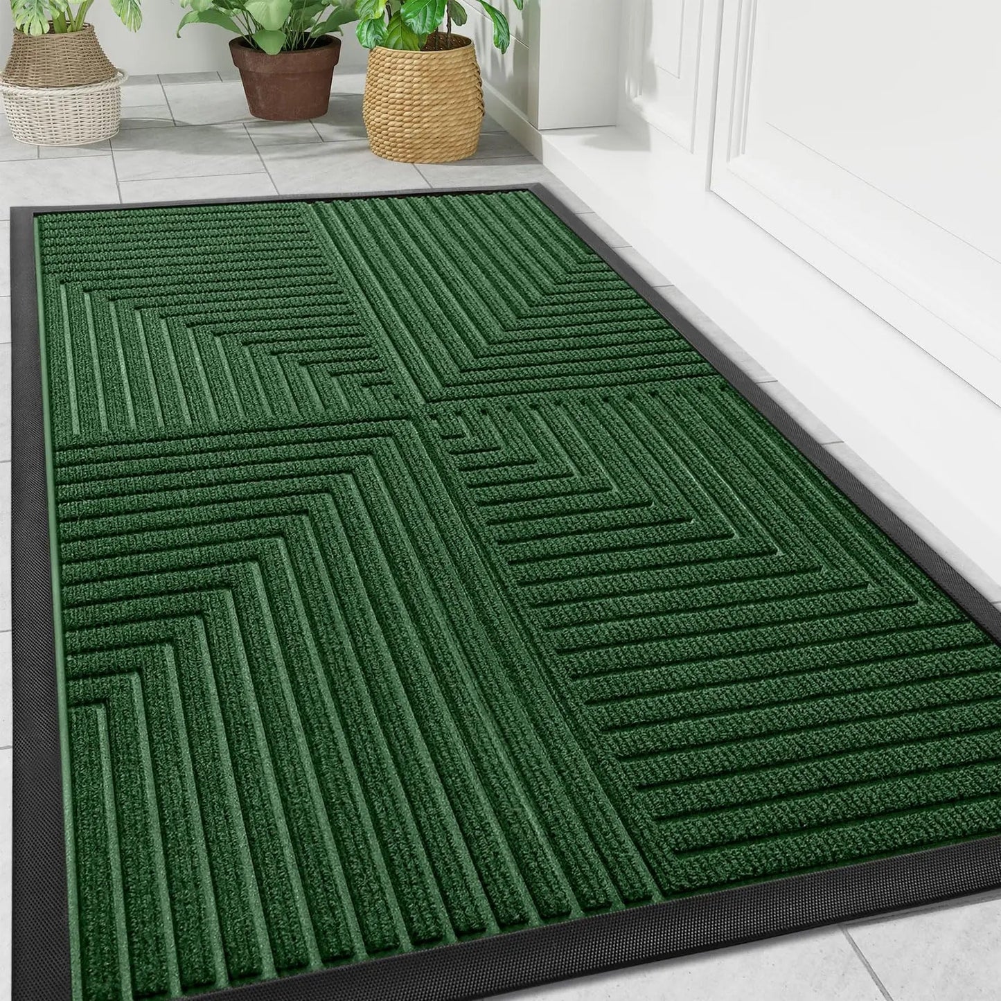 Heavy-Duty Doormat | Anti-Slip Outdoor Mat with Dirt-Repellent Surface | Versatile Front Door Mat for Indoor & Outdoor Use 3