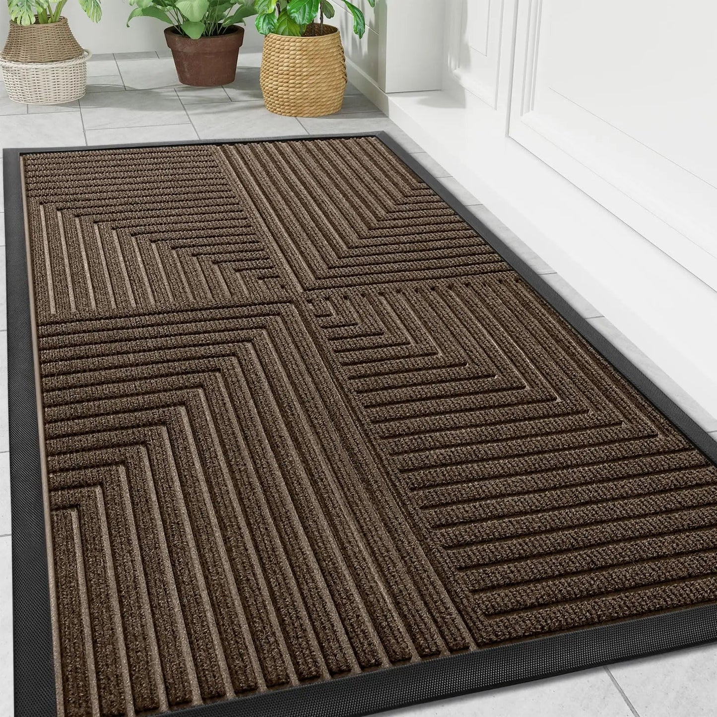 Heavy-Duty Doormat | Anti-Slip Outdoor Mat with Dirt-Repellent Surface | Versatile Front Door Mat for Indoor & Outdoor Use 5