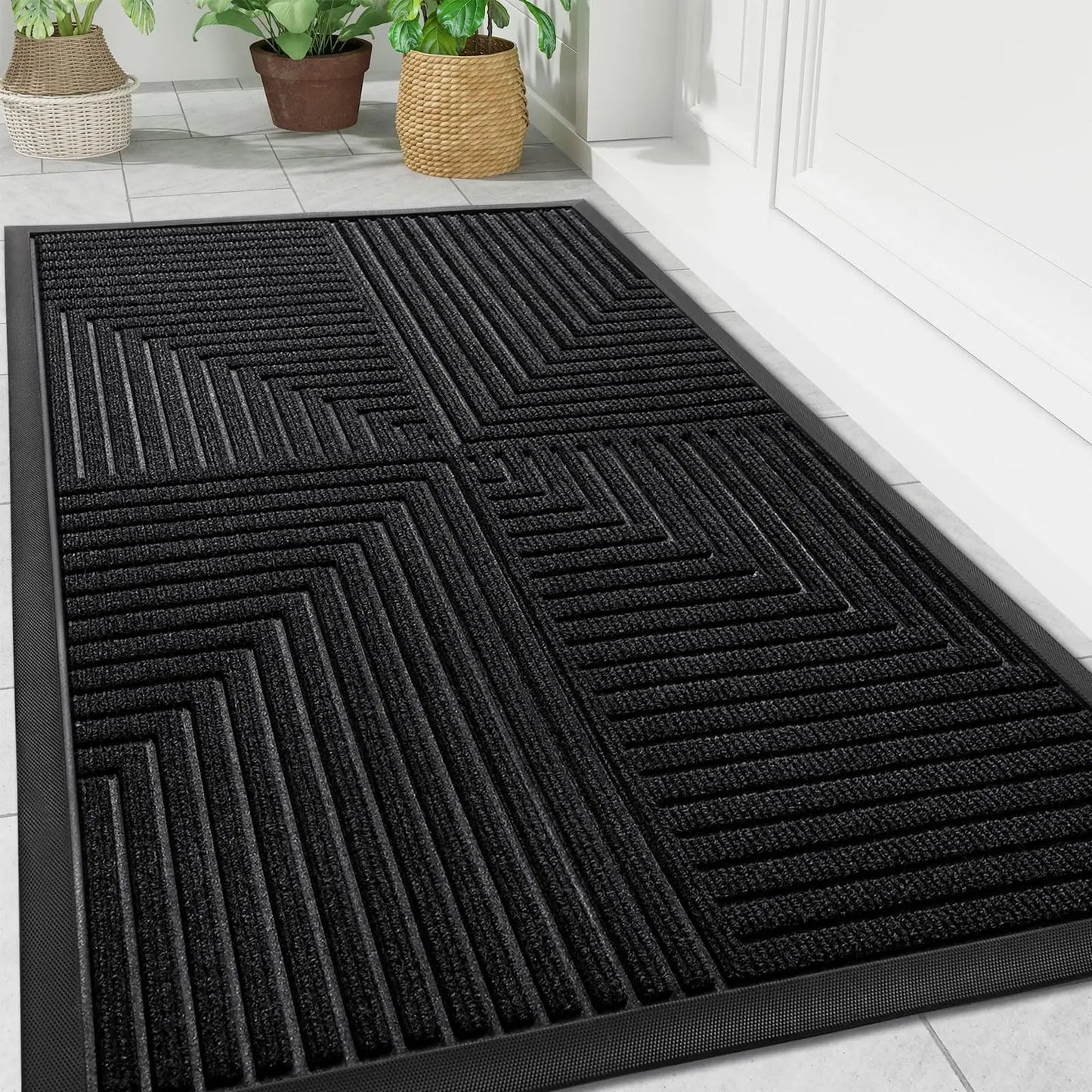 Heavy-Duty Doormat | Anti-Slip Outdoor Mat with Dirt-Repellent Surface | Versatile Front Door Mat for Indoor & Outdoor Use 7