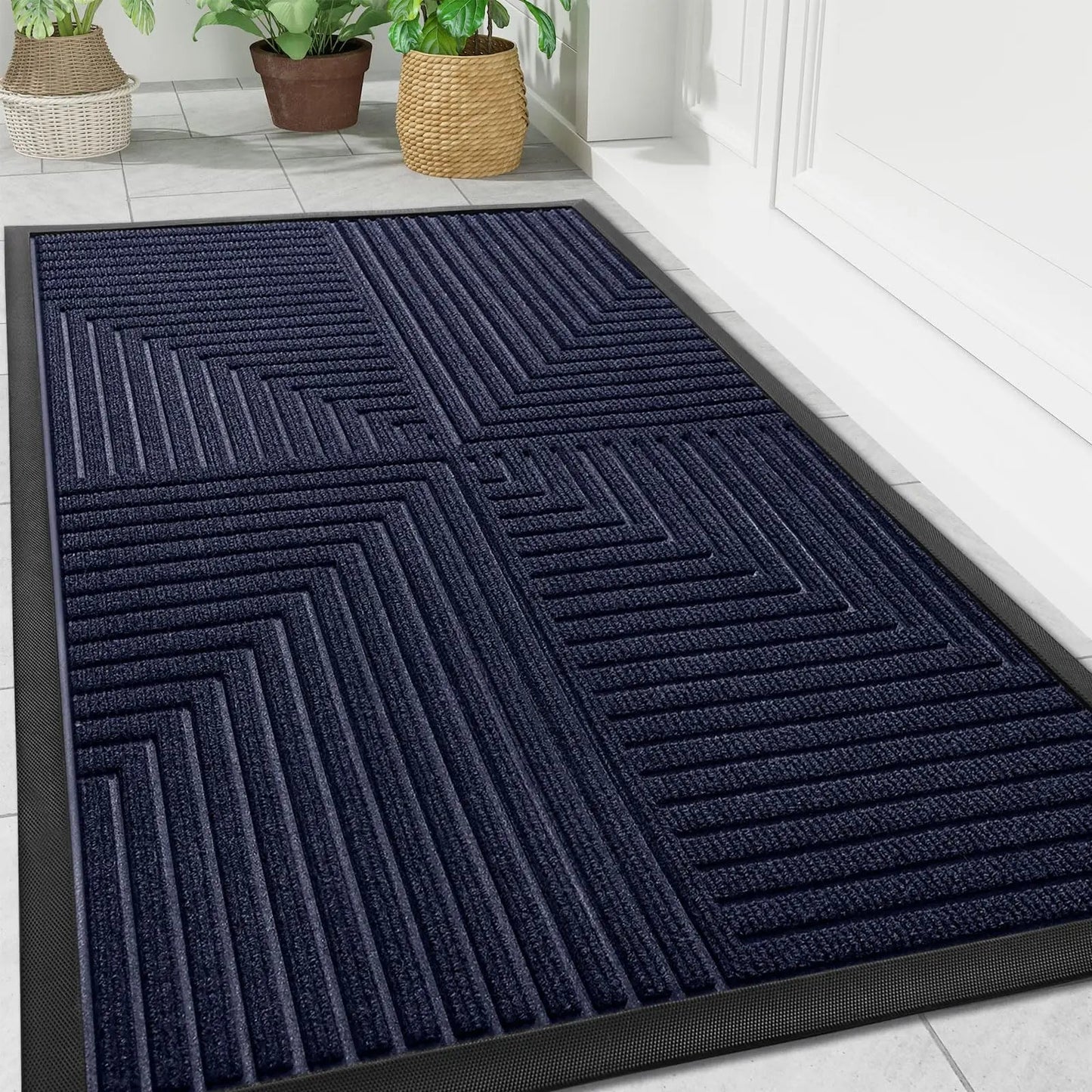 Heavy-Duty Doormat | Anti-Slip Outdoor Mat with Dirt-Repellent Surface | Versatile Front Door Mat for Indoor & Outdoor Use 8