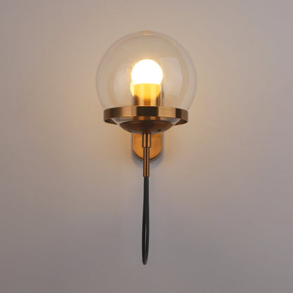 Hoskulle | Modern Elegant Iron Glass Wall Sconce Light Fixture 1