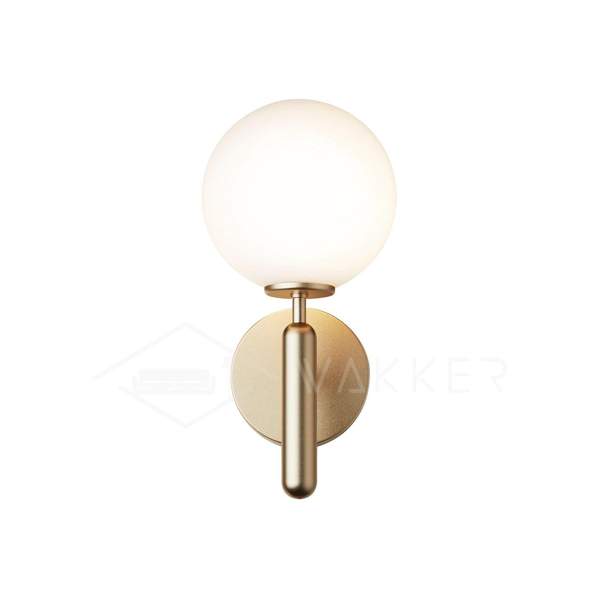 Lumenara | Elegant Minimalist Brass and Glass Wall Sconce Light Fixture 10
