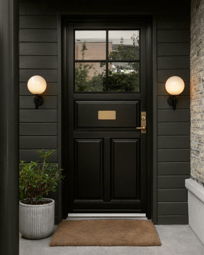 Lumenara | Elegant Minimalist Brass and Glass Wall Sconce Light Fixture 2