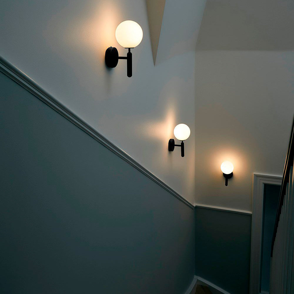Lumenara | Elegant Minimalist Brass and Glass Wall Sconce Light Fixture 3