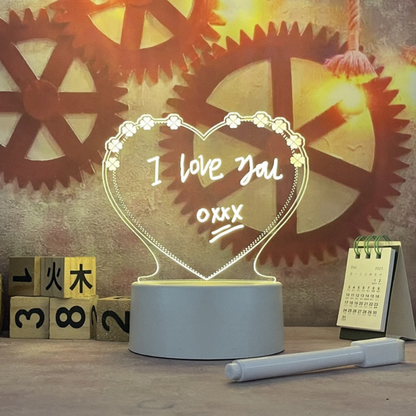 LuminaraGlow | Stylish Modern Acrylic Illuminated Message Board 2