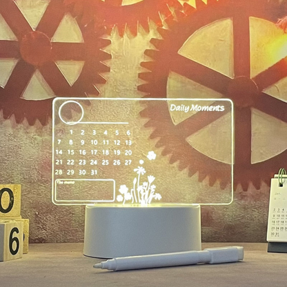 LuminaraGlow | Stylish Modern Acrylic Illuminated Message Board 3