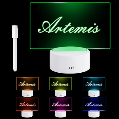 LuminaraGlow | Stylish Modern Acrylic Illuminated Message Board 5