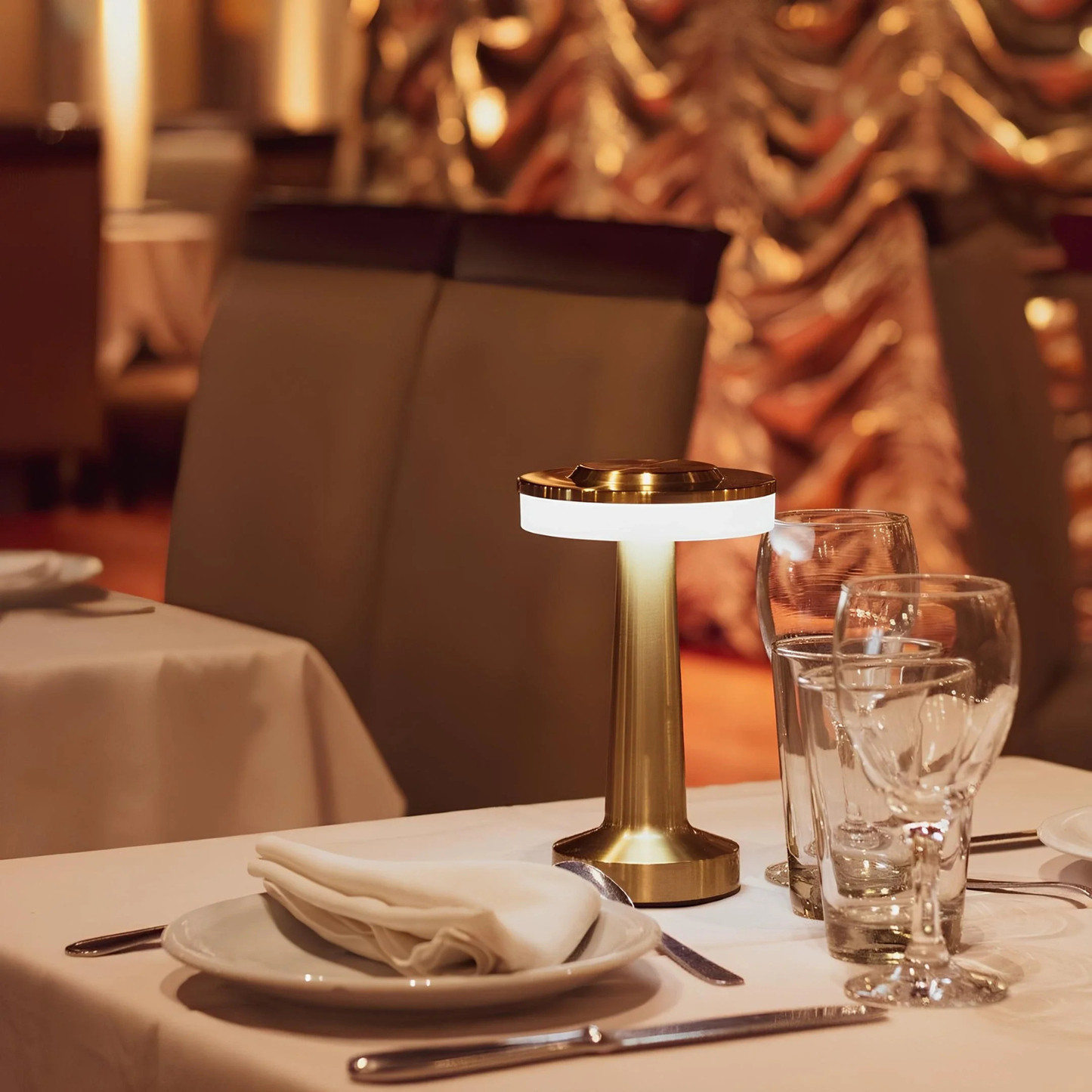 Luminara | Elegant Cordless LED Touch Table Lamp for Modern Spaces 0