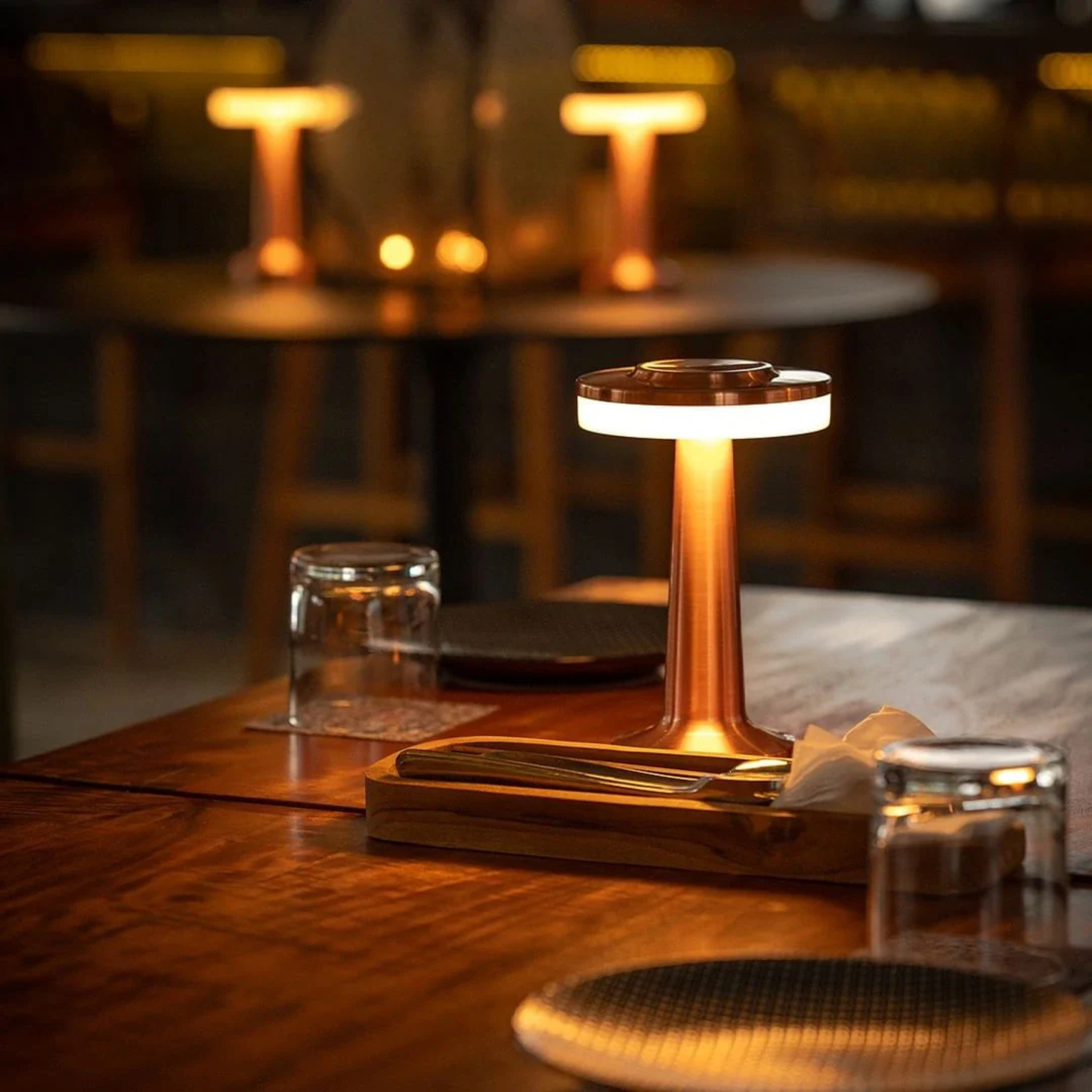 Luminara | Elegant Cordless LED Touch Table Lamp for Modern Spaces 10