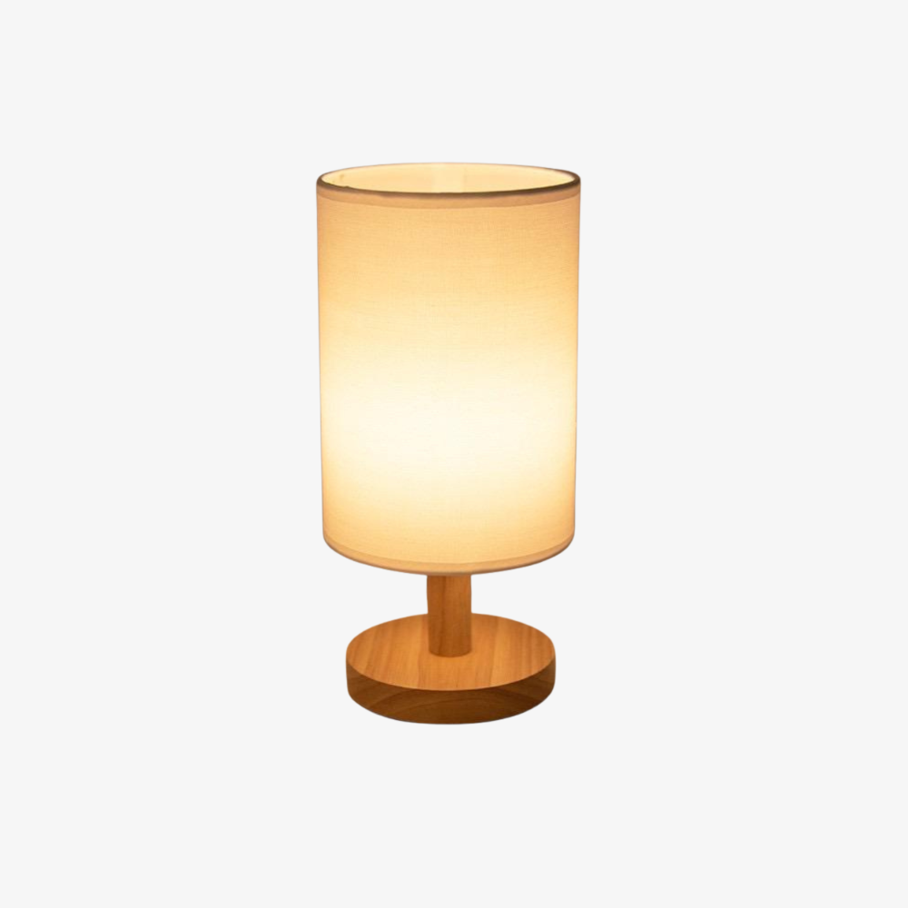 Luminara | Elegant Dimmable Mid Century Modern Wood Table Lamp 1