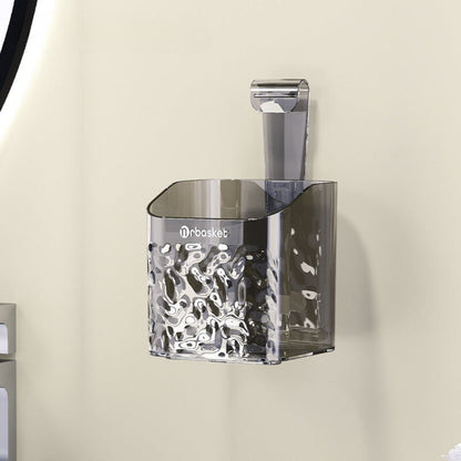 Modern Acrylic Shower Caddy | Suction Storage Organizer with Strong Load Capacity | Space-Saving Design for Easy Bathroom Storage 5