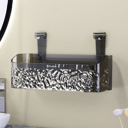 Modern Acrylic Shower Caddy | Suction Storage Organizer with Strong Load Capacity | Space-Saving Design for Easy Bathroom Storage 8