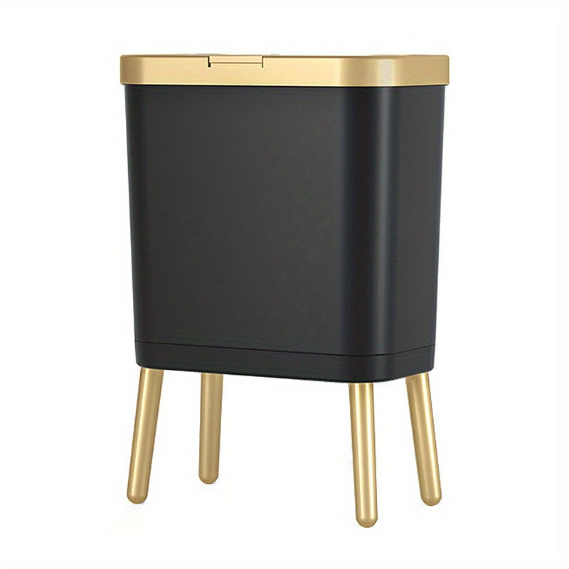 Modern Odour-Sealing Kitchen Trash Can with Flip-Top Lid | 15L Stylish Waste Bin for Home Organization 6