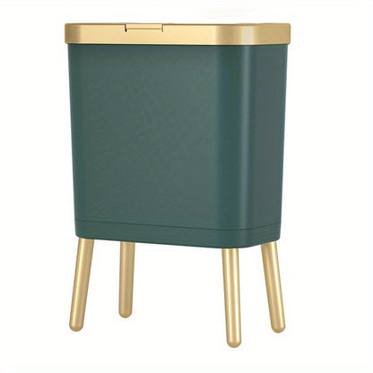 Modern Odour-Sealing Kitchen Trash Can with Flip-Top Lid | 15L Stylish Waste Bin for Home Organization 7