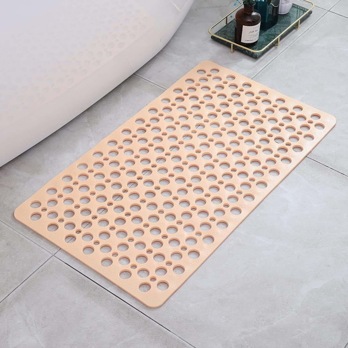 Non-Slip Bath Mat | Shower Mat with Strong Suction Cups | Quick-Drying Design for Safety and Comfort 10