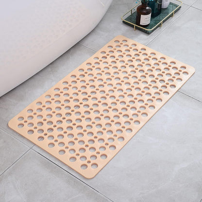 Non-Slip Bath Mat | Shower Mat with Strong Suction Cups | Quick-Drying Design for Safety and Comfort 10