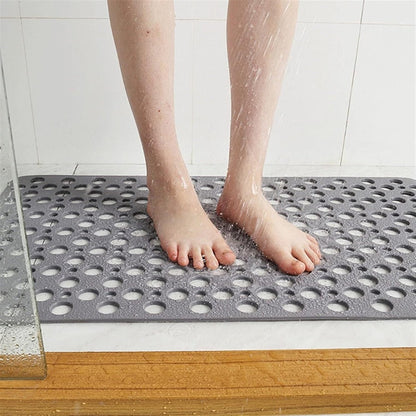 Non-Slip Bath Mat | Shower Mat with Strong Suction Cups | Quick-Drying Design for Safety and Comfort 2
