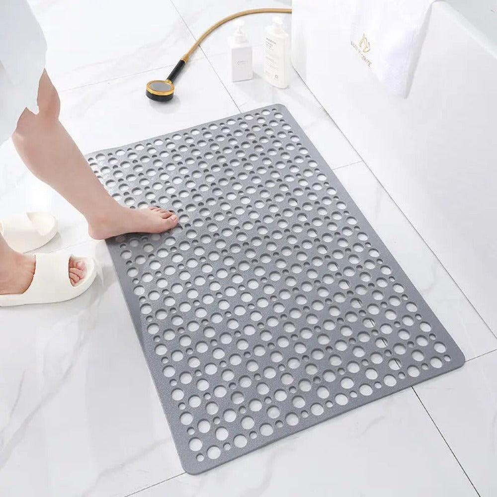 Non-Slip Bath Mat | Shower Mat with Strong Suction Cups | Quick-Drying Design for Safety and Comfort 4
