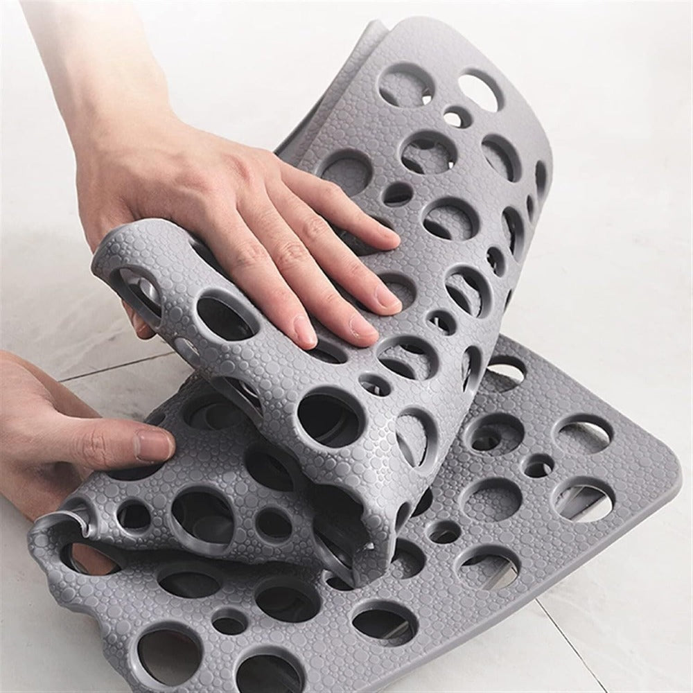 Non-Slip Bath Mat | Shower Mat with Strong Suction Cups | Quick-Drying Design for Safety and Comfort 6