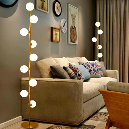 NordicGlow | Elegant Minimalist Modern Floor Lamp for Living Room 7