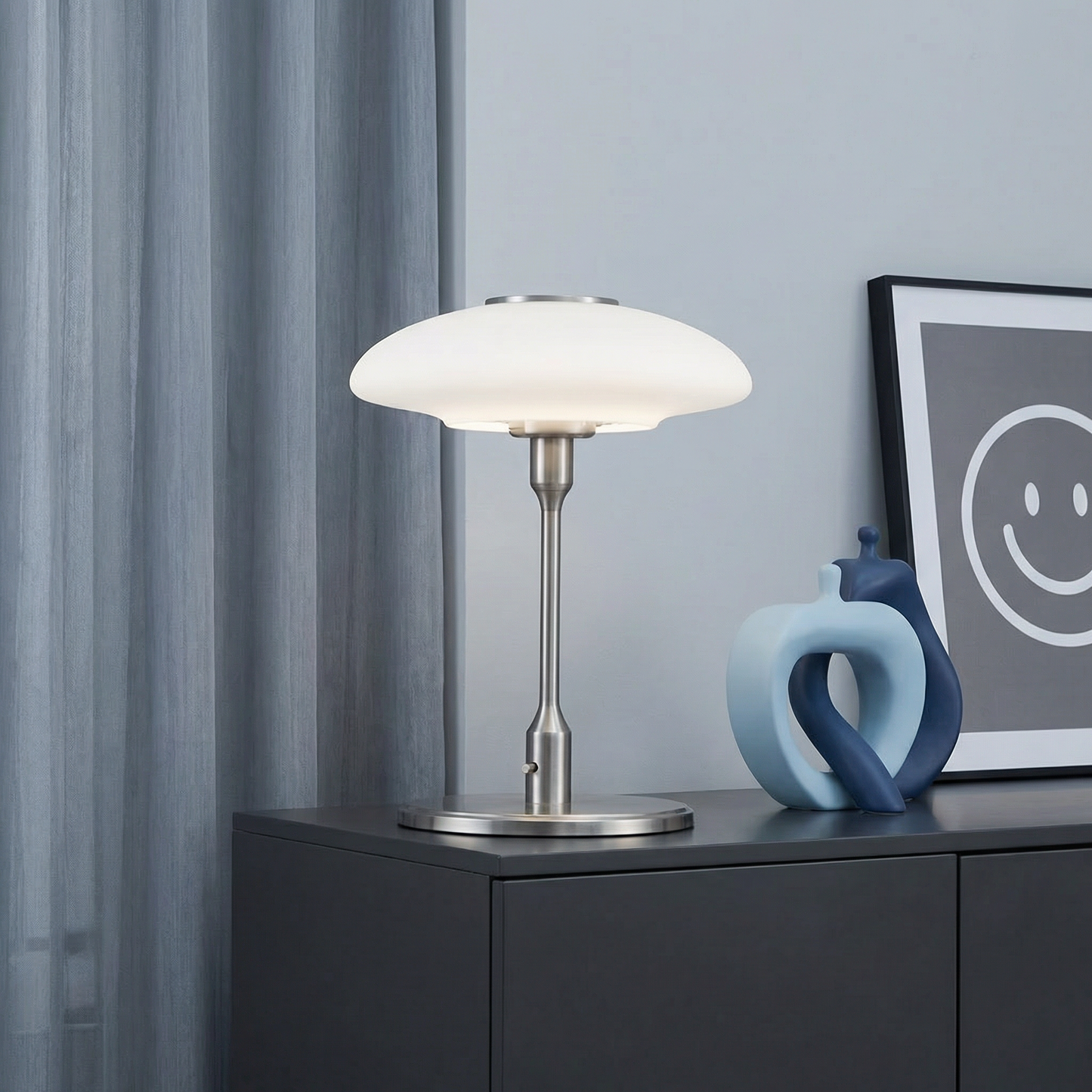NordicGlow | Elegant Scandinavian LED Table Lamp for Bedroom and Desk 2