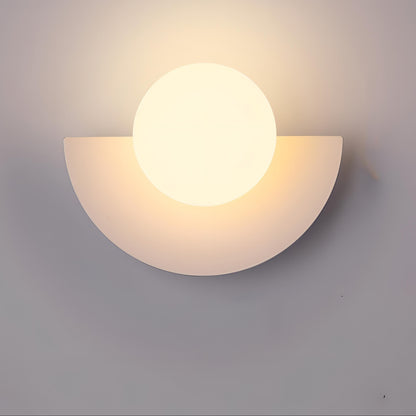NordicGlow | Modern Sleek Semicircle LED Wall Sconce Light 0