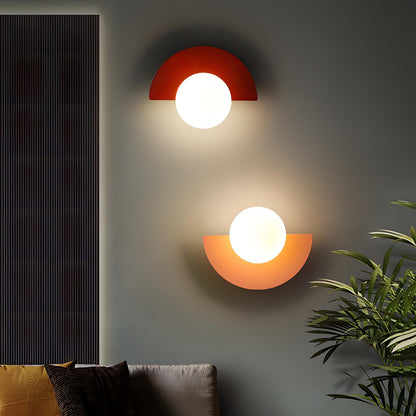 NordicGlow | Modern Sleek Semicircle LED Wall Sconce Light 1