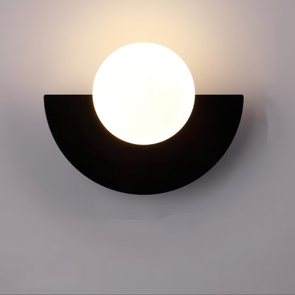 NordicGlow | Modern Sleek Semicircle LED Wall Sconce Light 10