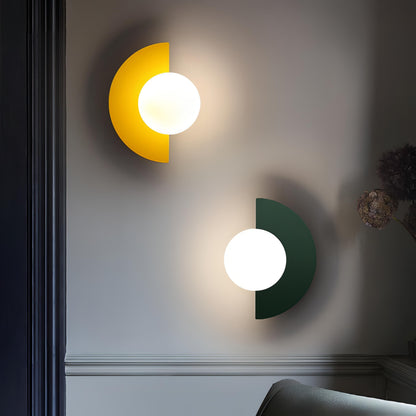 NordicGlow | Modern Sleek Semicircle LED Wall Sconce Light 5