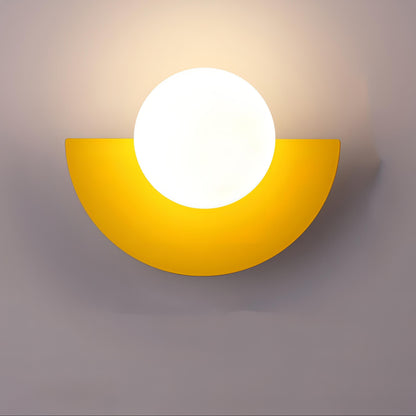 NordicGlow | Modern Sleek Semicircle LED Wall Sconce Light 6