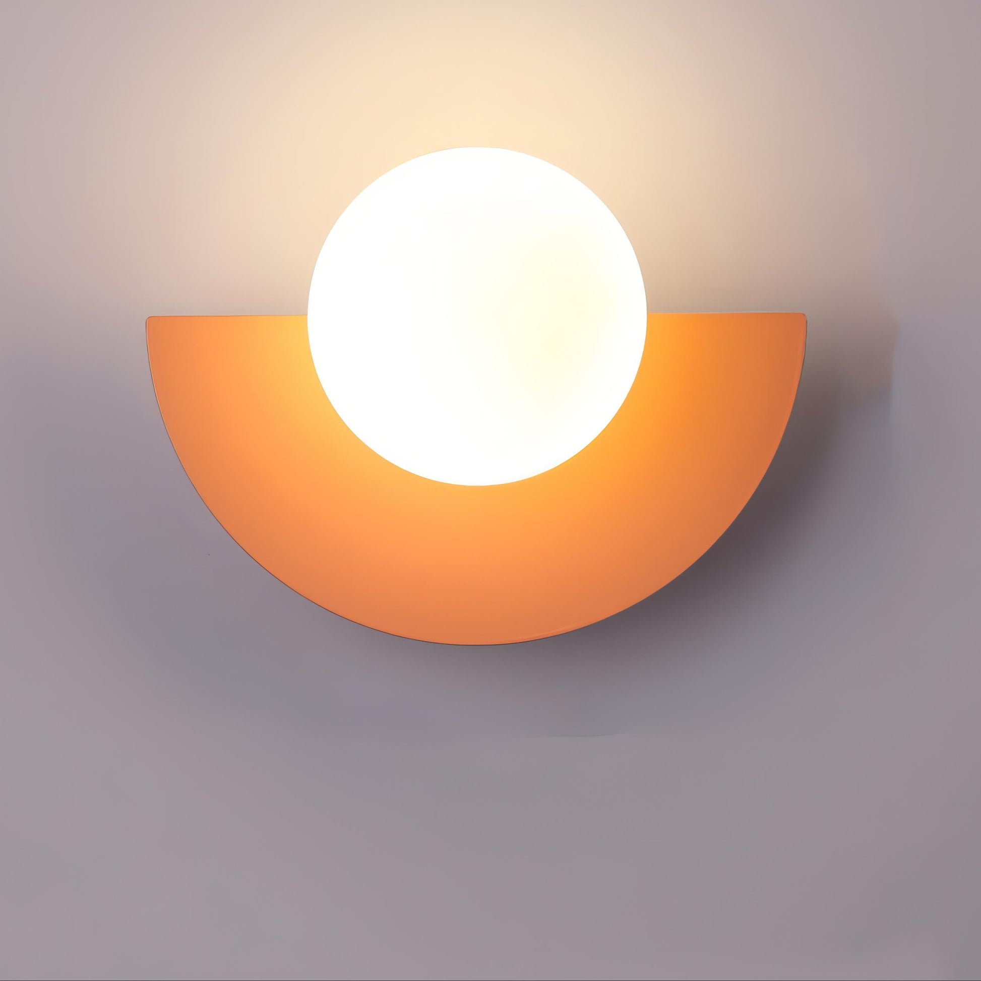 NordicGlow | Modern Sleek Semicircle LED Wall Sconce Light 9
