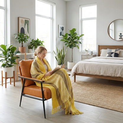 Nordic Charm | Throw Blanket with Reversible Design for Cozy Everyday Use 3