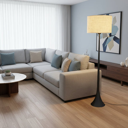 SilkAura | Elegant Modern LED Standing Floor Lamp for Living Room 2