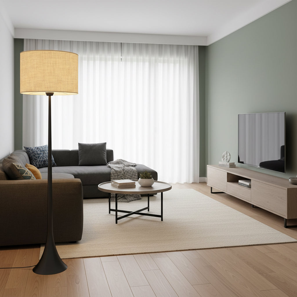 SilkAura | Elegant Modern LED Standing Floor Lamp for Living Room 3