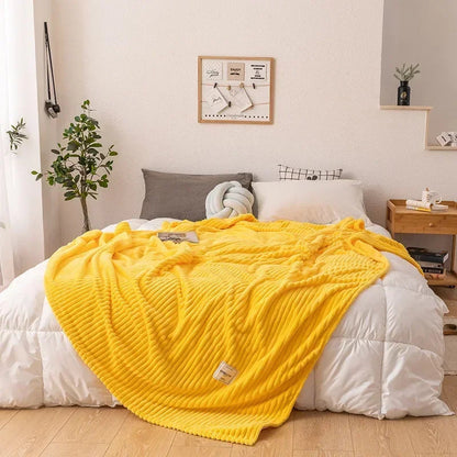 Thick Flannel Blanket | Luxurious Softness for Cozy Warmth on Cold Nights 2