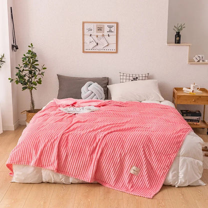 Thick Flannel Blanket | Luxurious Softness for Cozy Warmth on Cold Nights 3