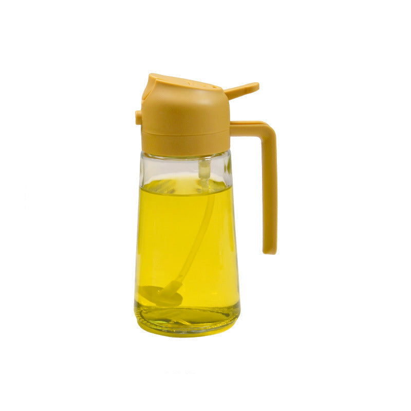 Versatile Kitchen Tool | 2-in-1 Glass Oil Sprayer with Precise Control | Ideal for Cooking and Grilling 4
