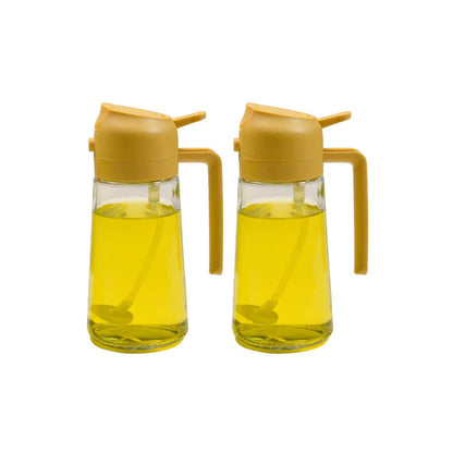 Versatile Kitchen Tool | 2-in-1 Glass Oil Sprayer with Precise Control | Ideal for Cooking and Grilling 5