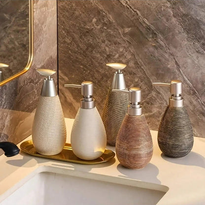 Vintage Charm | Ceramic Soap Dispenser with Retro Design | Elegant Kitchen & Bathroom Accessory 1