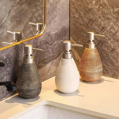 Vintage Charm | Ceramic Soap Dispenser with Retro Design | Elegant Kitchen & Bathroom Accessory 3