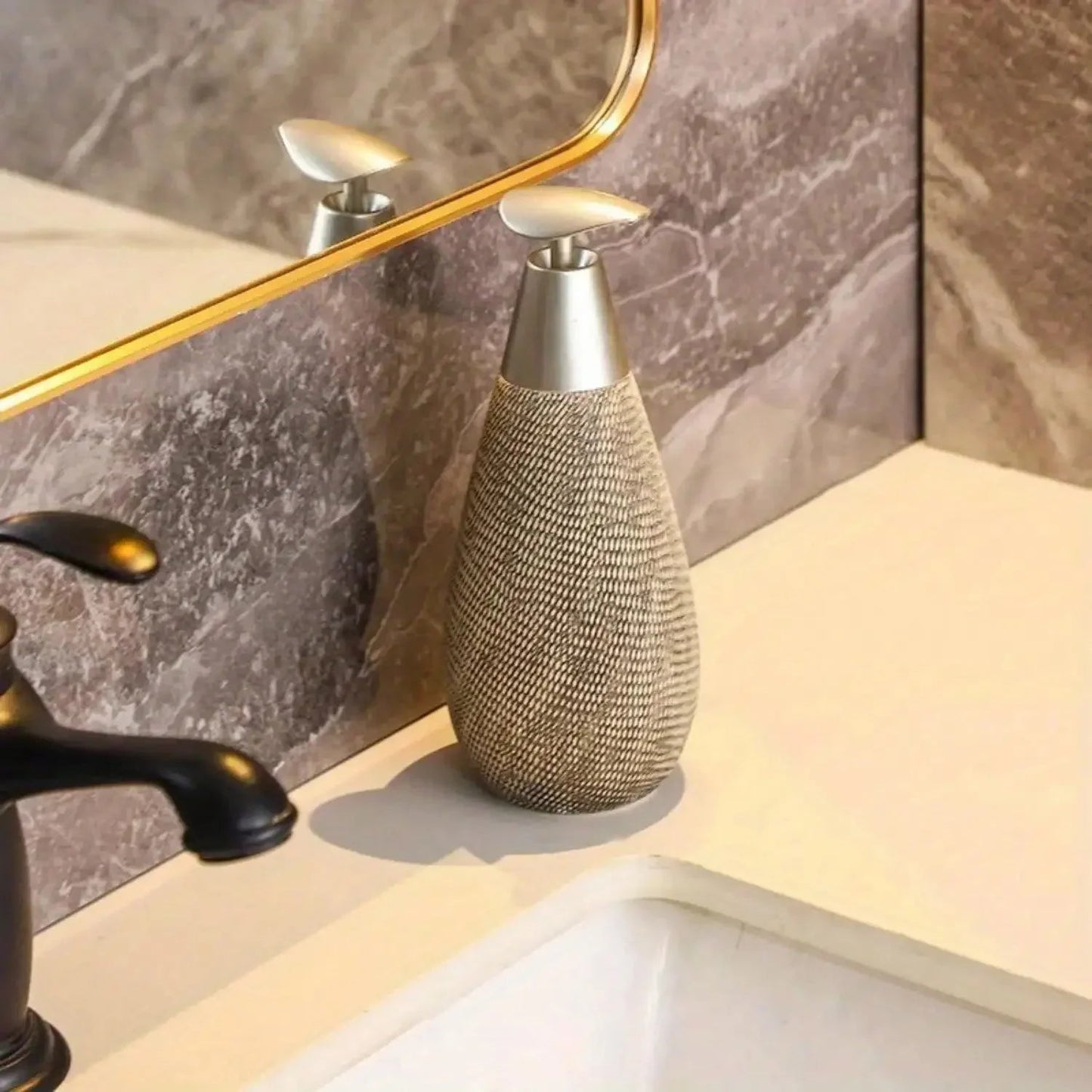 Vintage Charm | Ceramic Soap Dispenser with Retro Design | Elegant Kitchen & Bathroom Accessory 7