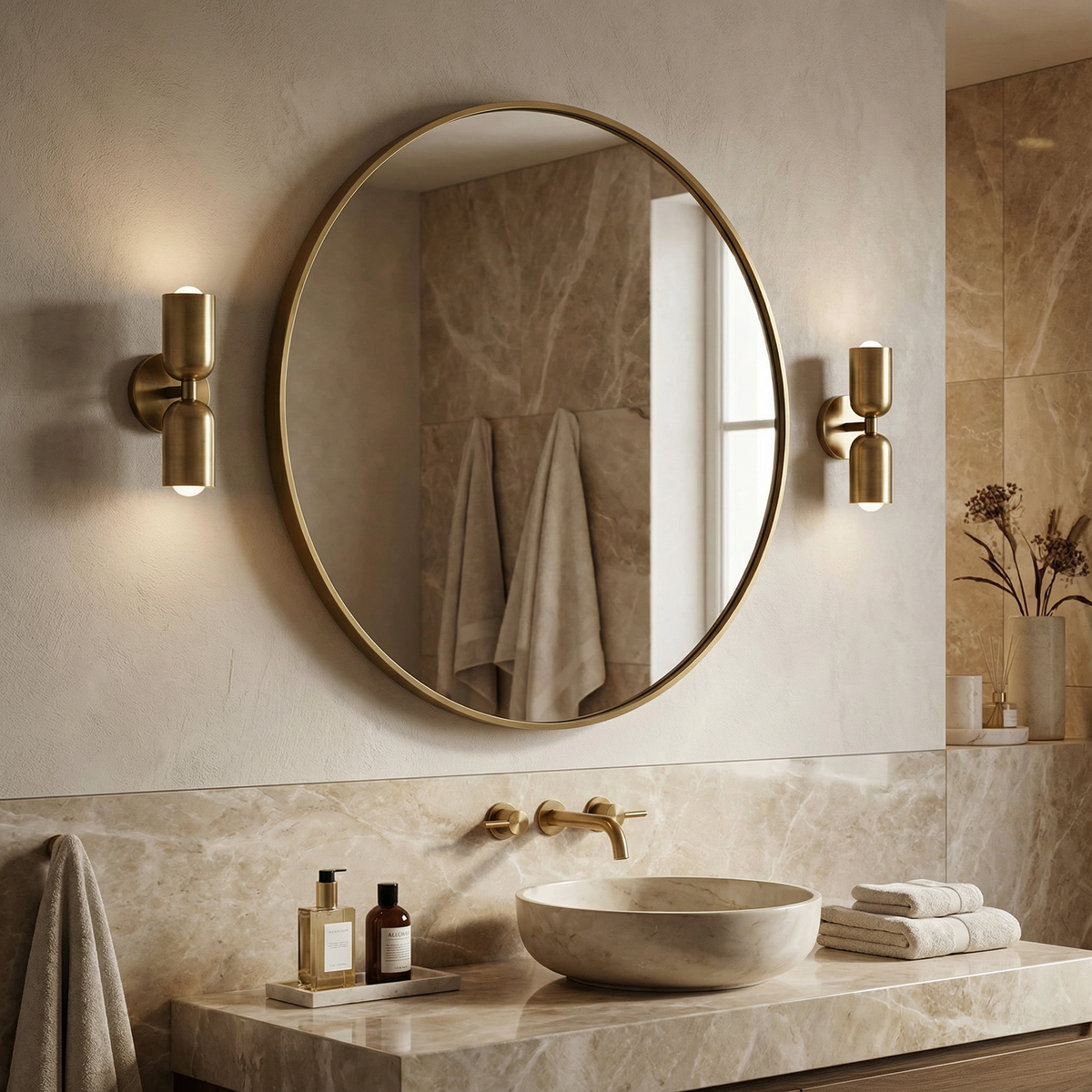 Vintage Double Head Wall Sconce | Elegant Brass Design for Timeless Illumination 1