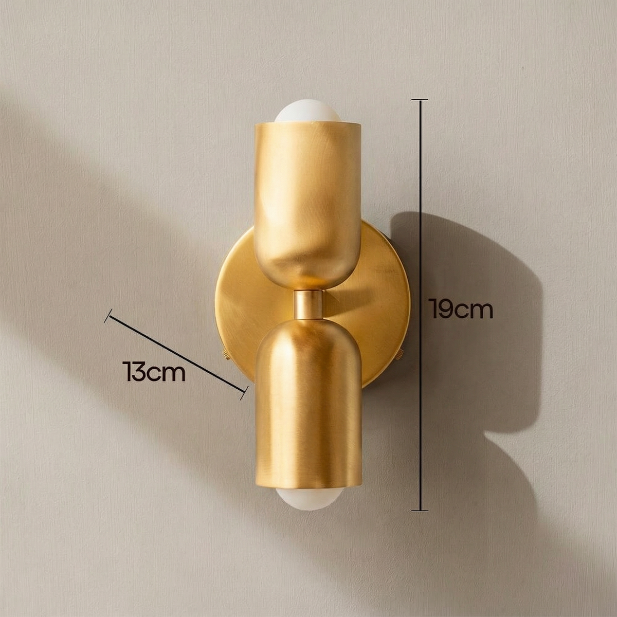 Vintage Double Head Wall Sconce | Elegant Brass Design for Timeless Illumination 8