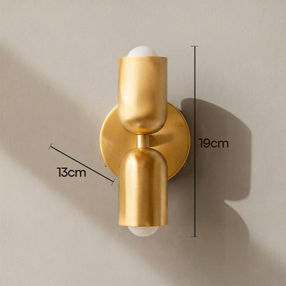 Vintage Double Head Wall Sconce | Elegant Brass Design for Timeless Illumination 8