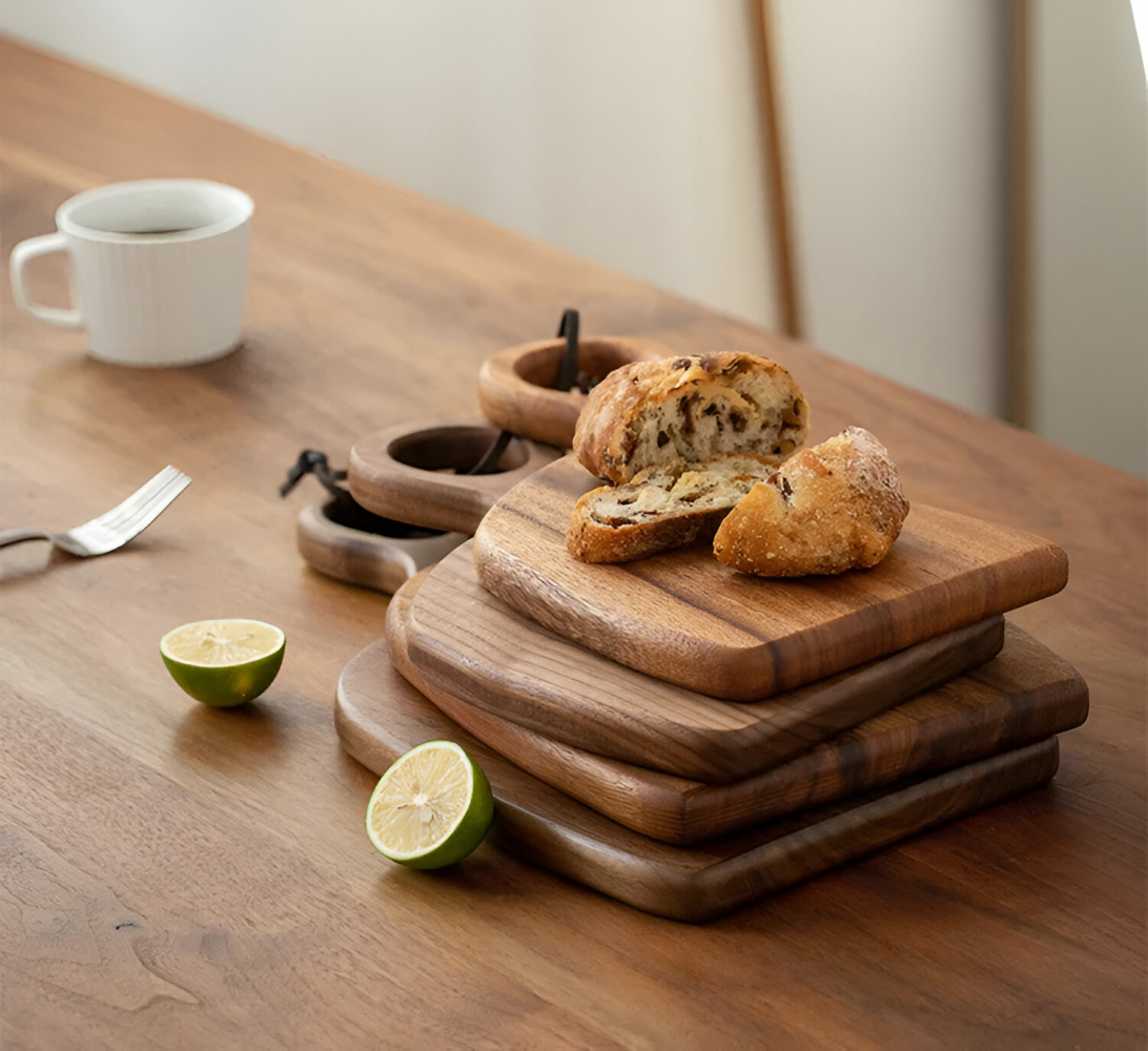 Walnut Wood Cutting Boards Set with Durable Design | Versatile Kitchen Use 4